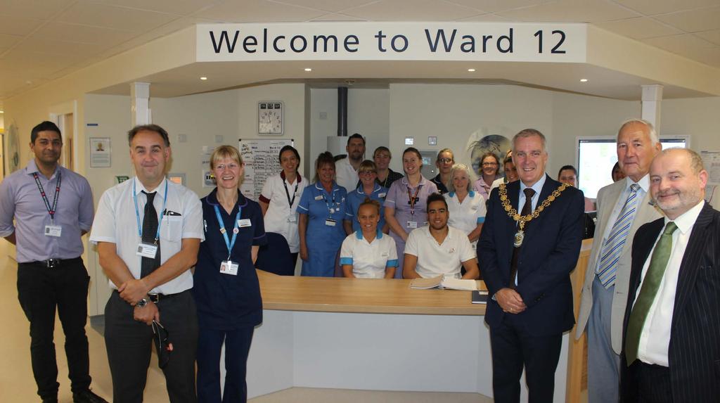 Ward 12 at County Hospital showcases excellent work Ward 12 at County Hospital opened its doors on Friday 15 September 2017 to showcase the good practice and achievements to a number of esteemed