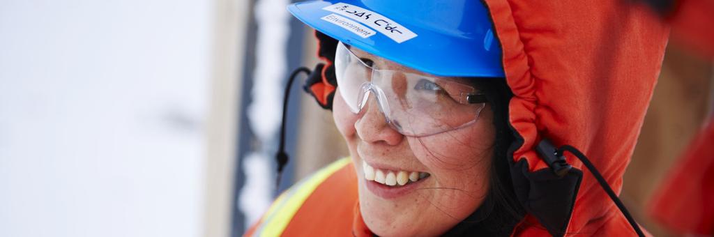 Employee at Xstrata Nickel s Raglan mine in Nunavik, northern Quebec. the partnering of relevant departments and agencies, so that federal activities can be more coherent and better coordinated.