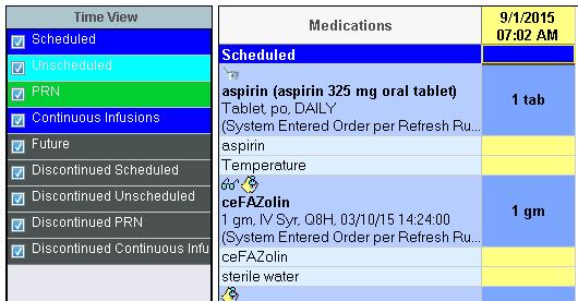 4. Add a drain volume Double click in the Drain Output field, then enter the amount. Sign data, by clicking the green checkmark, the screen will refresh. 5. Modify Patient Data a.
