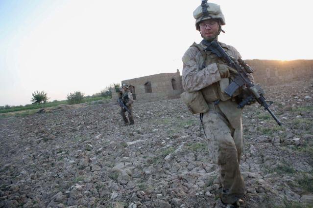 Marjah, Afghanistan, Aug. 15, 2010. Boyd, 19, is from Ellenboro, N.C. Cpl. Justin L.