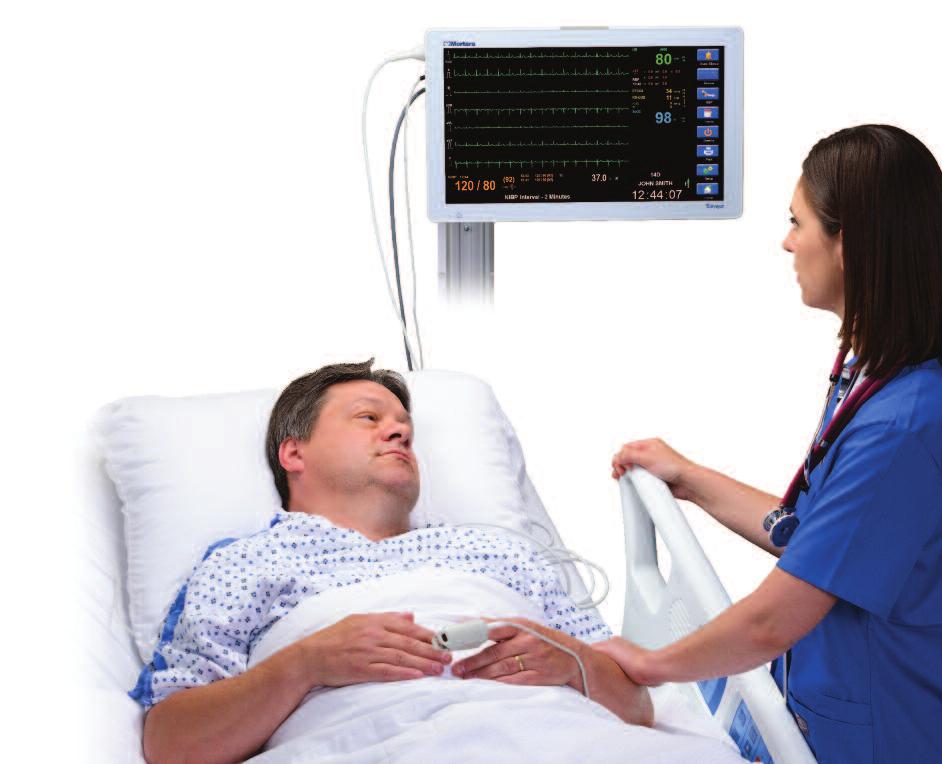 apowerful system that gets right to the heart of the matter ADVANCED CAPABILITY FOR YOUR HIGH ACUITY NEEDS Use conventional patient cables for 3 and 5-lead ECG with arrhythmia detection and ST