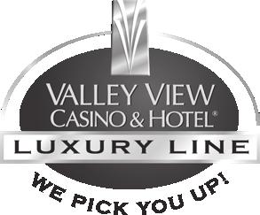 Enjoy a Free Luxury Ride to Valley View Casino & Hotel Luxury Line buses provide convenient round-trip transportation to Valley View Casino & Hotel from over 65 locations across Southern California.