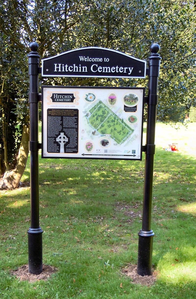 Hitchin Cemetery, Hitchin, Hertfordshire, England Hitchin