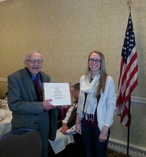 March 2015 P a g e 10 Morgan Bailey Receives Good Neighbor Citizenship Award Morgan Bailey receiving her Good Neighbor
