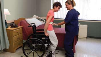 Limited Assistance (Example A) Betty requires staff to place the wheelchair next to