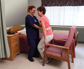 Extensive Assistance (Example C) Betty requires staff to partially lift and support her for a stand pivot transfer from chair to bed.