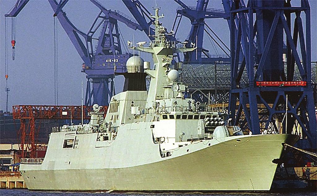 The Type 054 (NATO codename: Jiangkai-class) is the new generation multi-role frigate for the PLA Navy.