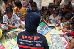 Psychosocial support (PSS) is provided to the target population, and staff/volunteers of PMI involved in the operations.
