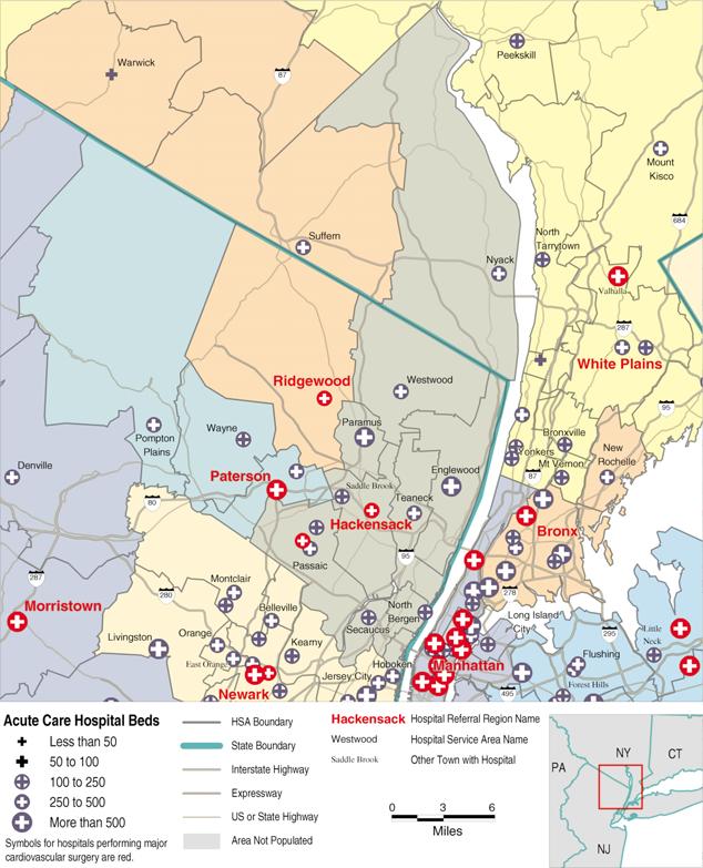 24 THE DARTMOUTH ATLAS OF HEALTH CARE: THE MIDDLE ATLANTIC STATES Hospital