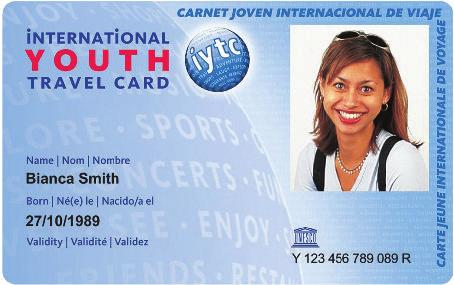 International Student Identity Card - ISIC Valid for FULL-TIME students enrolled for courses at least 12 months