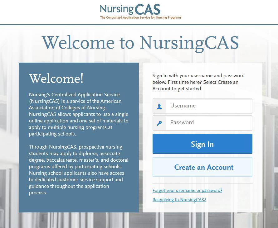 NursingCAS Fees: Undergraduate $45 for 1 st Program submissions