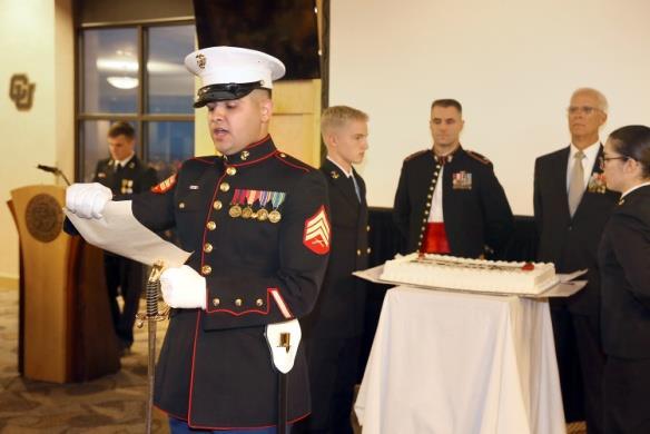 Sea Service Ball MIDN 1/C Theulen On November 5th, 2016, The University of Colorado Naval ROTC hosted a birthday ball celebration to commemorate the