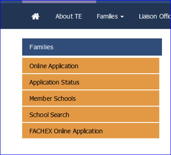 Tracking my student s EZ application Another way to track the EZ application is to use the Application Status option.