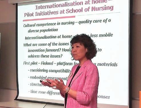 For example, a project with Novia University of Applied Sciences, Finland (Novia UAS) recruited junior year nursing students from PolyU and Novia UAS.