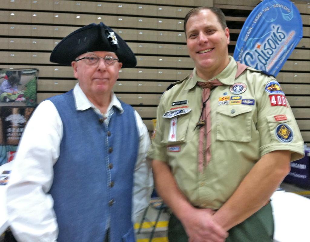 local companies and organizations to show off their programs and items relating to scouting.