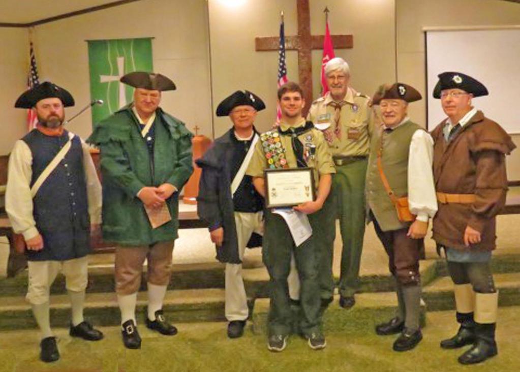 Volume XXVI, Number 4 Page 2 Eagle Scout Awards Genl George Rogers Clark Chapter members were pleased to be part of the Eagle Scout Court of Honor for Noah T. Walker.