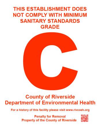 In addition to programs targeting the food workers in each facility, informational bulletins have been produced for the public and are available at each office, or on our website (www.rivcoeh.org).