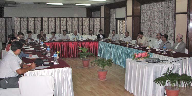 9 August 2007: Stakeholders Consultation in Kathmandu Mr.