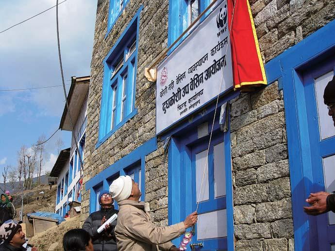 5 January 2009: Inauguration of Dudh Koshi Sub Basin Project Office For the first time in Nepal, field