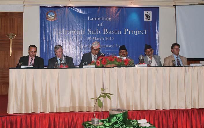 29 March 2010: Launching of Indrawati Sub Basin Project in Kathmandu Honorable