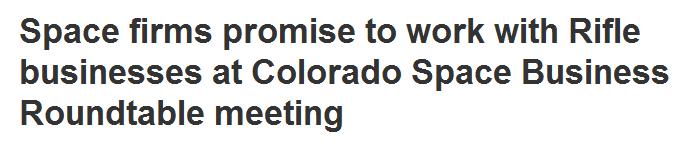 Aligning these efforts will strengthen Colorado s standing as a leader in the aerospace industry and