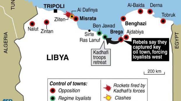 Libyan rebels retake Brega July 18, 2011 http://www.timesofmalta.