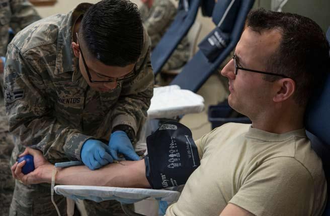 JULY 17, 2015 WINGSPREAD PAGE 7 902nd SFS provides life blood to troops, local community By Airman 1st Class Stormy Archer Joint Base San Antonio-Randolph Public Affairs Photo by Airman 1st Class