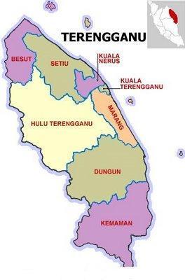 1.1.1 Peta Terengganu Rajah 1