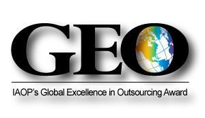 GEO - honors outsourcing professional teams at customer organizations that are leading the effort to better serve