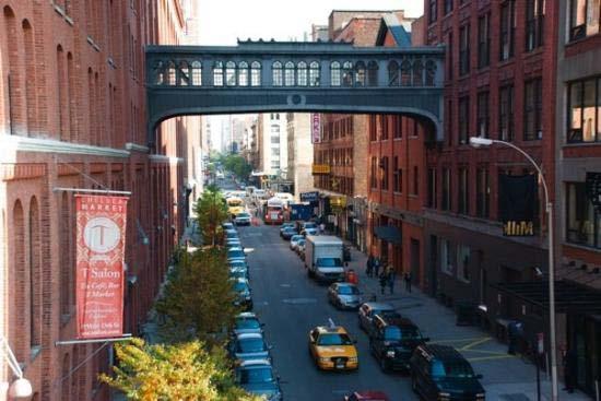 The Meatpacking District, New York The Meatpacking District is a neighbourhood in the New York City borough of Manhattan which has developed a distinctive identity and is home to a thriving