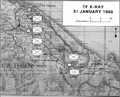 MAP 3 - TASK FORCE X-RAY AT PHU BAI 19 19