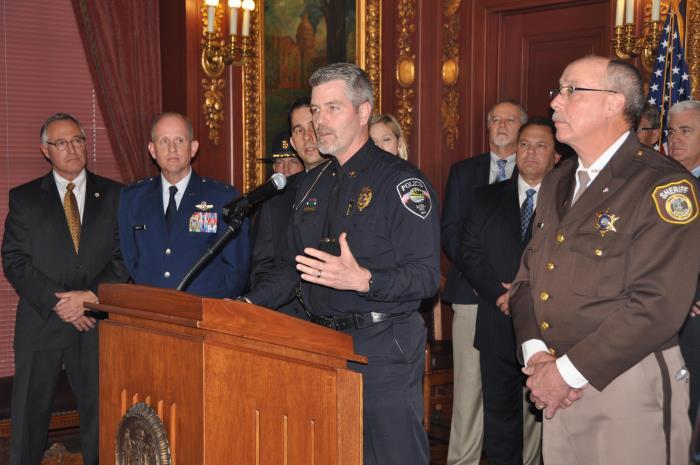 Wisconsin Chiefs of Police In 2012, Chief Funkhouser was elected by his peer Chiefs of Police to serve