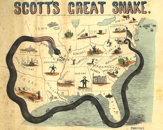 Southern Winfield strategy Scott s was an Anaconda