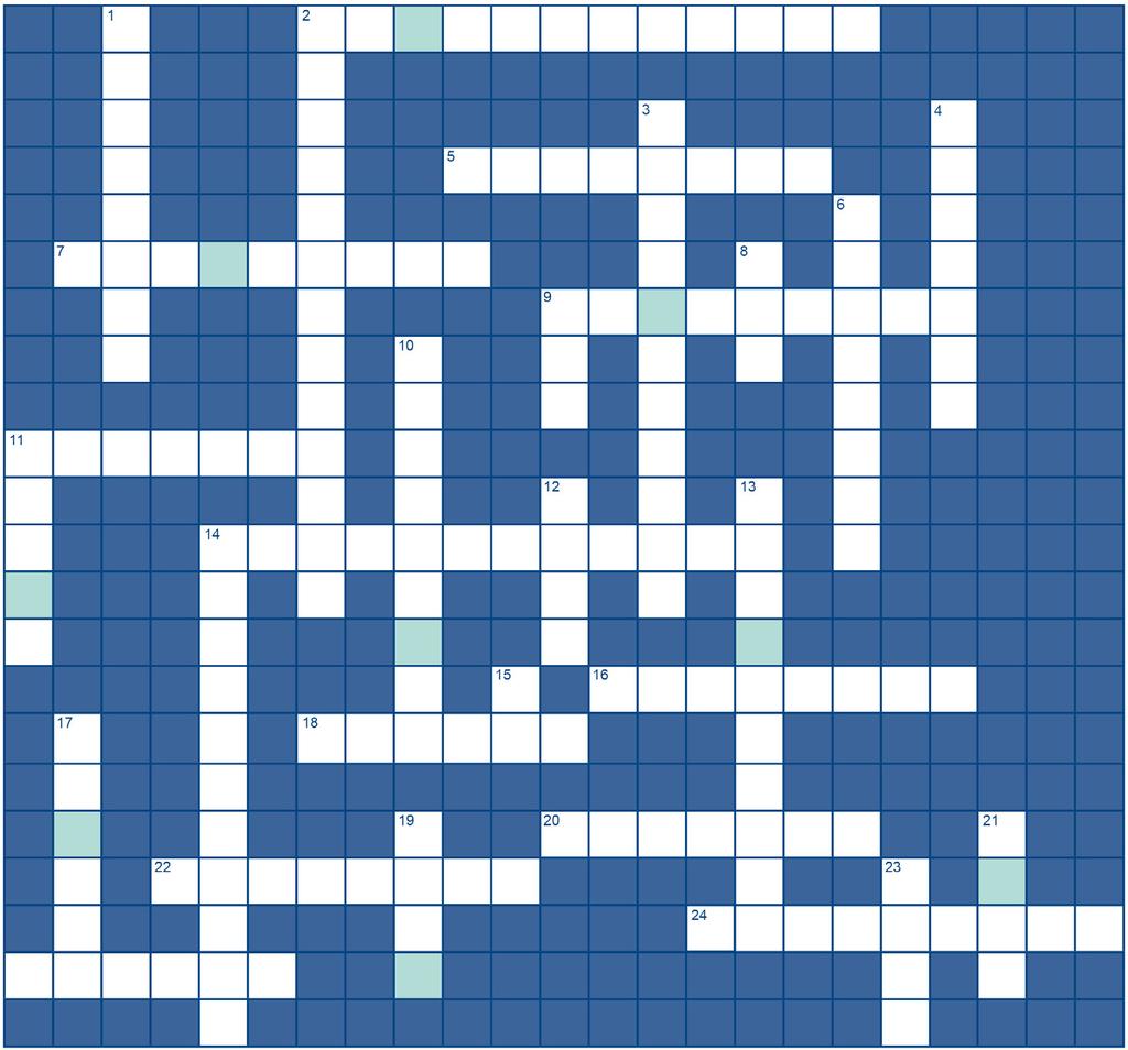 Crossword The first three mentors to email us the answer to the anagram at: NMAHPMentor@nes.scot.nhs.uk will get their names published in the next issue Down 1.