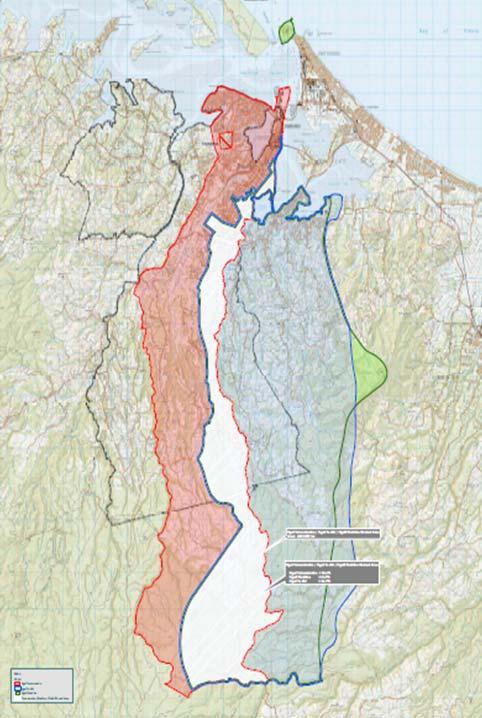 Geographical Relationship and Ngai Te Ahi of Interest This map shows the Ngāi Te Ahi area of interest and their neighbouring hapū.