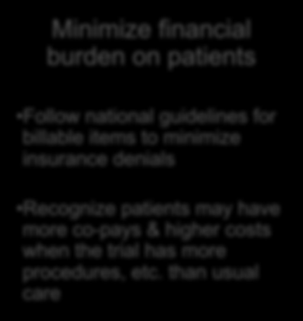 patients may have more co-pays & higher costs when