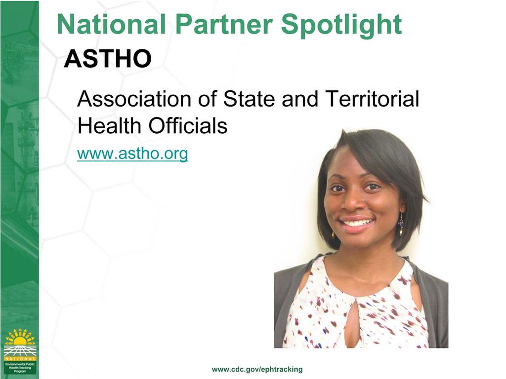 ASTHO Association of State and Territorial Health Officials is