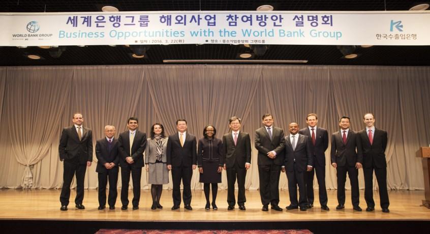 Organized by the World Bank Group Korea Office and the Export-Import Bank of Korea (KEXIM), the workshop provided specific information on the existing portfolio and pipeline opportunities in World