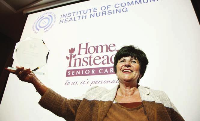 Support in the Community AWARDS Home Instead Senior Care Honours Public Health Nurses in Annual Awards At the recent Institute of Community Health Nursing AGM, five public health nurses were