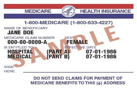Medicare Numbers and Cards Medicare beneficiaries are issued a Medicare number upon enrollment.