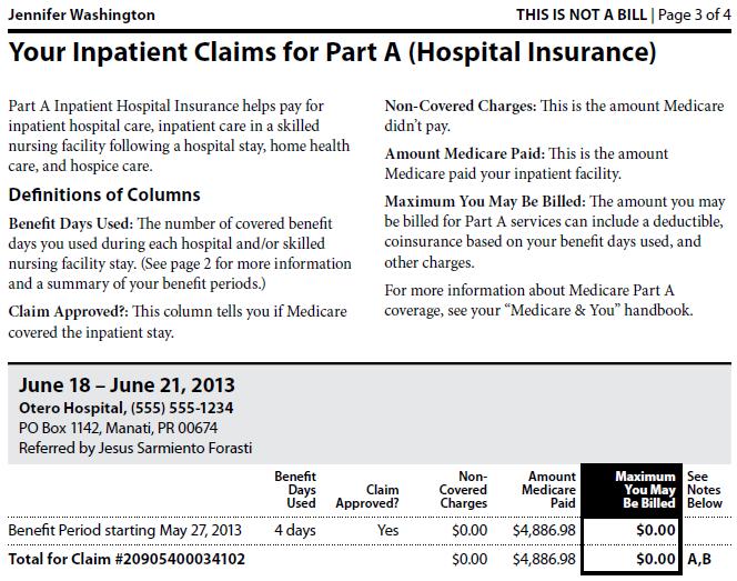 1 2 3 5 4 6 1 Type of Claim. Claims for inpatient hospital, skilled nursing facilities, home health, or hospice services.