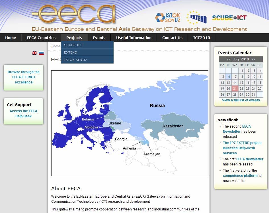 EECA Web portal Web site: