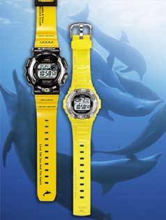 Supporting the Dolphin & Whale Eco-Research Network Since the Fourth International Dolphin and Whale Conference held in Japan in 1994, Casio has been offering special G-SHOCK and Baby-G models to