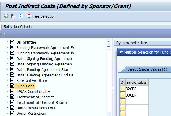 group of grants or all grants (without specifying the grant numbers in the selection