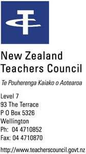 Appendices Appendix 1 Letter faxed to kura kaupapa Māori 12 April 2006 Teacher Education Office (04) 470 9068 (04) 472 0241 Email: robina.broughton@teacherscouncil.govt.