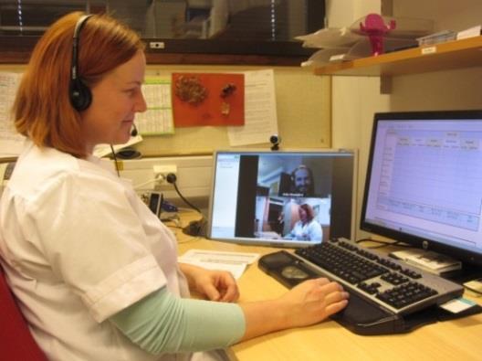 Connected for health Pilot activity: Distance care for diabetes patients During the pilot, regular diabetes nurse controls were replaced by virtual appointments Appointments were carried out
