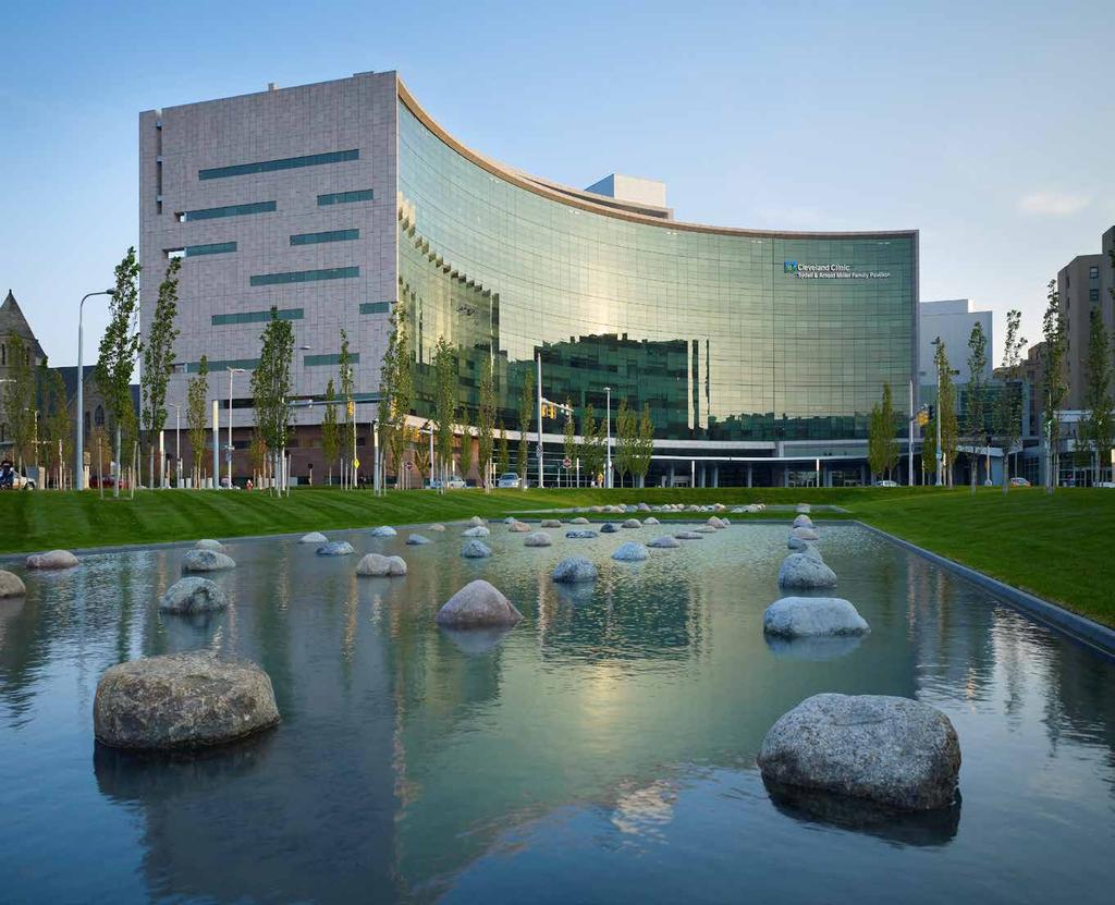 THE CLEVELAND CLINIC Miller Family Pavilion and Glickman Tower Cleveland, Ohio Vision Each year more than 3.2 million people receive care at the Cleveland Clinic.
