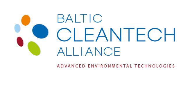CB2East Central Baltic Cleantech Clusters expanding the East of the EU markets DURATION: 2015-2018 CONSORTIUM: Green Net Finland, Finnish Water Forum and Cleantech Latvia FUNDING: EU INTERREG Central