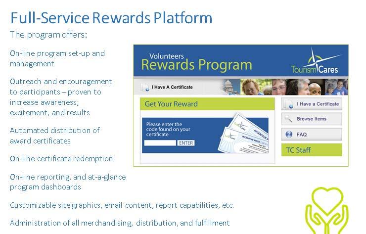 Sample of Rewarding Volunteering Program from Halo Branded Solutions For