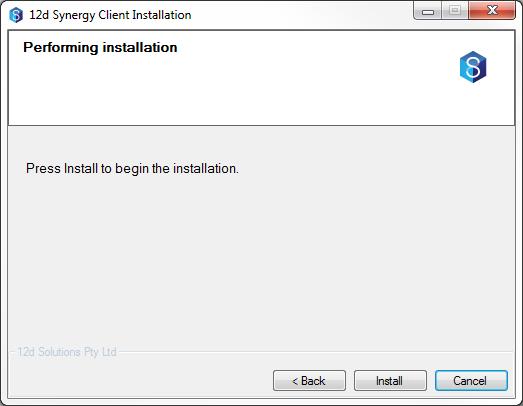 2.6 Performing Installation You are now ready to
